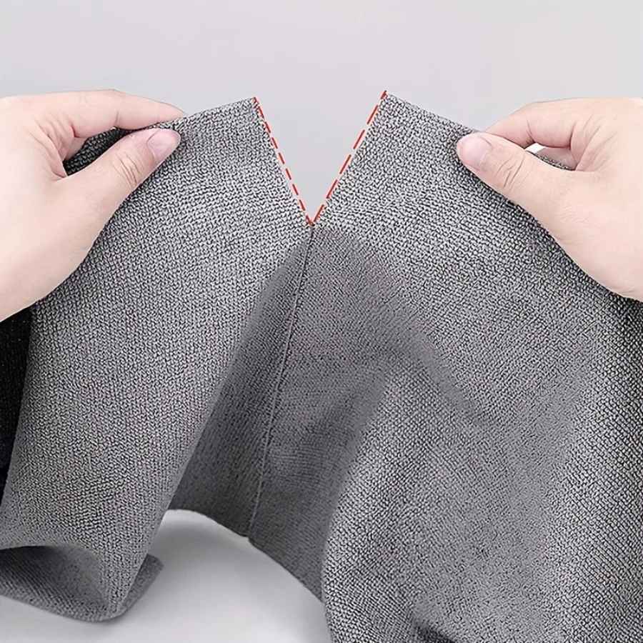 chiffon microfibre demonstration ligne pour detacher feuille