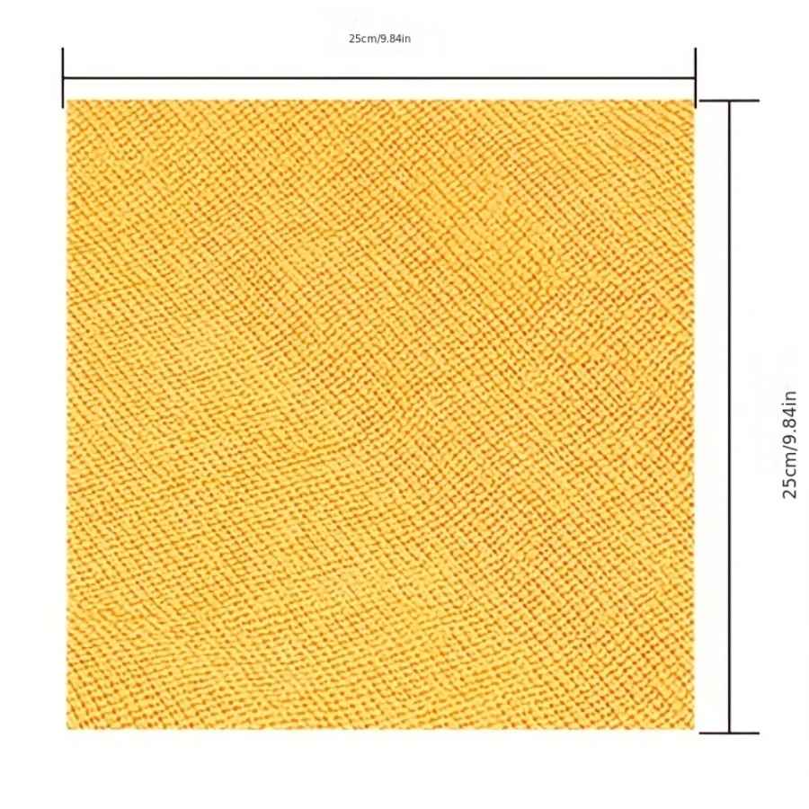 chiffon microfibre jaune description dimensions